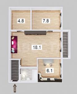 Продажа квартиры Омск.&nbsp;ул. 6-я Станционная, 19