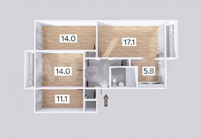 Продажа квартиры Омск.&nbsp;ул. Труда, 5
